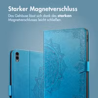 imoshion Mandala Klapphülle Samsung Galaxy Tab S11 Ultra - Türkis