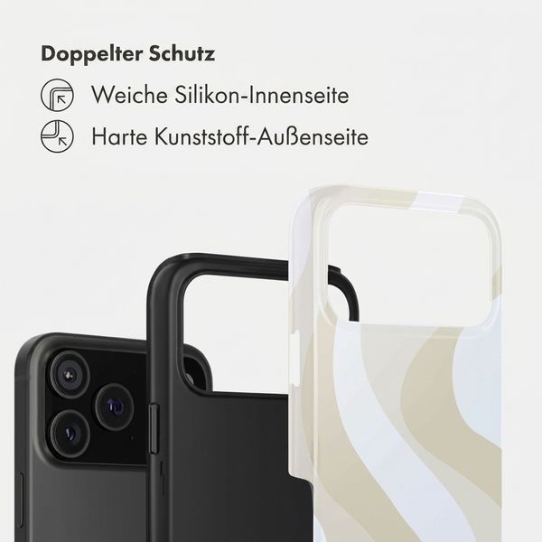 Selencia Vivid Back Cover Apple iPhone 18 Pro - Desert Waves Beige