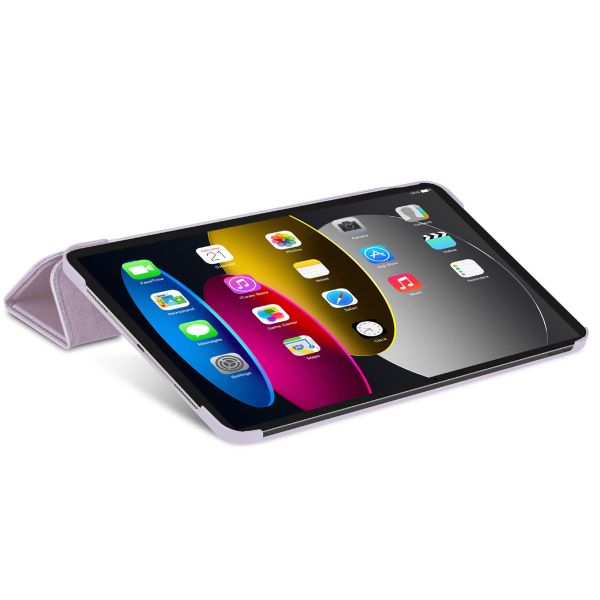 Decoded Textured Sillicon Slim Cover Apple iPad 11 (2025) 11 Zoll A16 / iPad 10 (2022) 10.9 Zoll - Lavender
