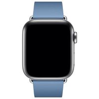 Apple Leather Band Modern Buckle für die Apple Watch Series 1-9 / SE - 38/40/41 mm / Series 10 - 42 mm - Größe L - Cornflower