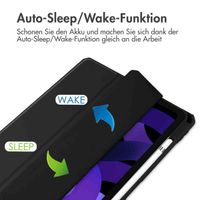 imoshion Trifold Hardcase Klapphülle Apple iPad Air 11 Zoll (2025) M3 / (2024) M2 / Air 5 (2022) / Air 4 (2020) - Schwarz