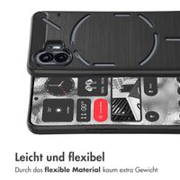 imoshion Brushed Back Cover Nothing Phone (2a) / (2a) Plus - Schwarz