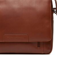 The Chesterfield Brand Gili Laptoptasche 14 Zoll - Umhängetasche - Echtes Leder - Cognac