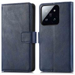 imoshion Luxuriöse Klapphülle Xiaomi 14T Pro - Dunkelblau