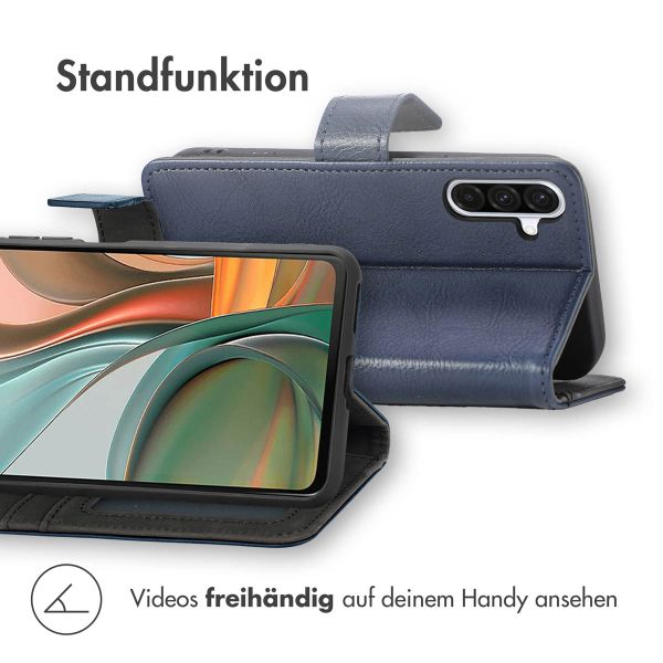 imoshion Luxuriöse Klapphülle Samsung Galaxy A36 - Dunkelblau