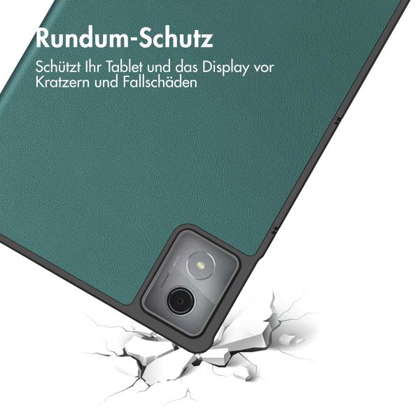 imoshion Trifold Klapphülle Lenovo Tab K11 Plus - Dunkelgrün
