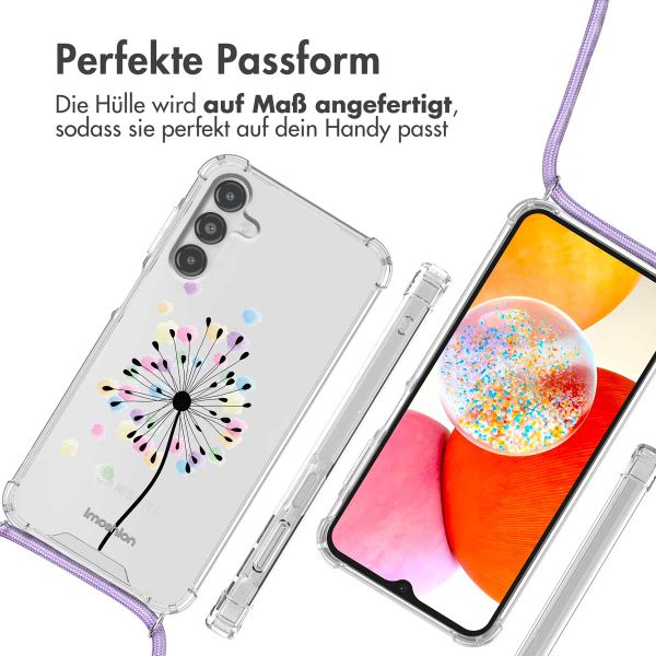 imoshion Design Hülle mit Band Samsung Galaxy A14 (5G/4G) - Sandstone Dandelion