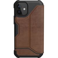 UAG Metropolis Klapphülle Apple iPhone 12 Mini - Leather Brown