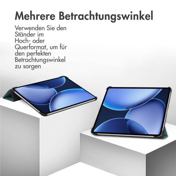 imoshion Trifold Klapphülle OnePlus Pad 2 Pro / Pad 3 - Dunkelgrün