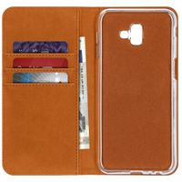 Luxus TPU Klapphülle Blau für Samsung Galaxy J6 Plus