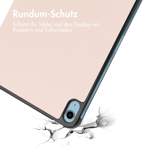 imoshion Trifold Klapphülle Apple iPad 11 (2025) 11 Zoll A16 / iPad 10 (2022) 10.9 Zoll - Beige