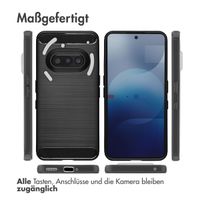 imoshion Brushed Back Cover Nothing Phone (3a) - Schwarz