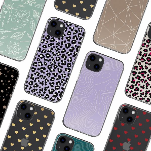 imoshion Design Hülle iPhone 13 - Leopard Lilac