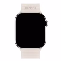 Holdit Silikonarmband Magnet für Apple Watch Series 1 - 11 / SE / Ultra (44/45/46/49 mm) - Light Beige / Beige