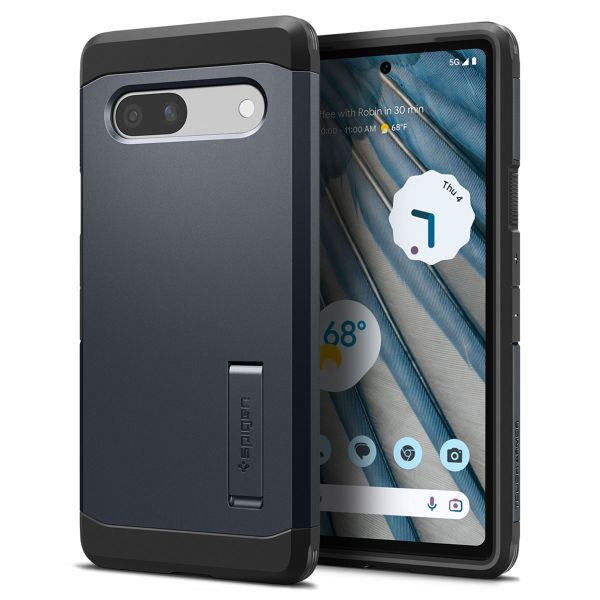 Spigen Tough Armor™ Case für das Google Pixel 7a - Metal Slate