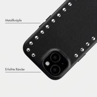 Selencia Studs Backcover mit MagSafe Apple iPhone 15 - Velvet Black