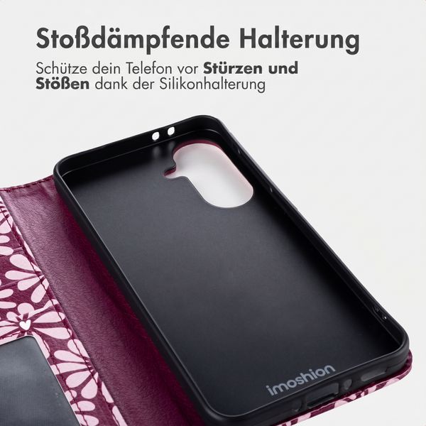 imoshion Design Klapphülle Samsung Galaxy A57 (5G) - Bloom Love Blush