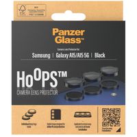 PanzerGlass Kameraprotektor Hoop Optic Rings für das Samsung Galaxy A15 (5G) - Black