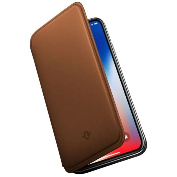 Twelve South SurfacePad Klapphülle für das iPhone X - Braun