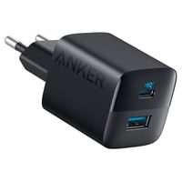 Anker Wandladegerät 323 | 33 Watt Schnellladegerät - USB-A + USB-C - Schwarz