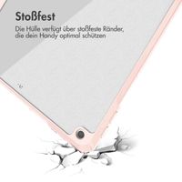 imoshion Trifold Hardcase Klapphülle Apple iPad 9 (2021) 10.2 Zoll / iPad 8 (2020) 10.2 Zoll / iPad 7 (2019) 10.2 Zoll - Rosa