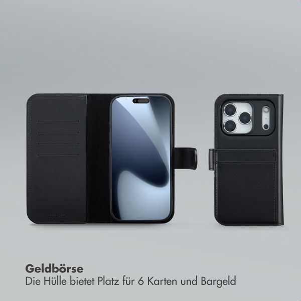 Selencia Olyn Abnehmbare Bookcase mit MagSafe Apple iPhone 17 Pro - Schwarz