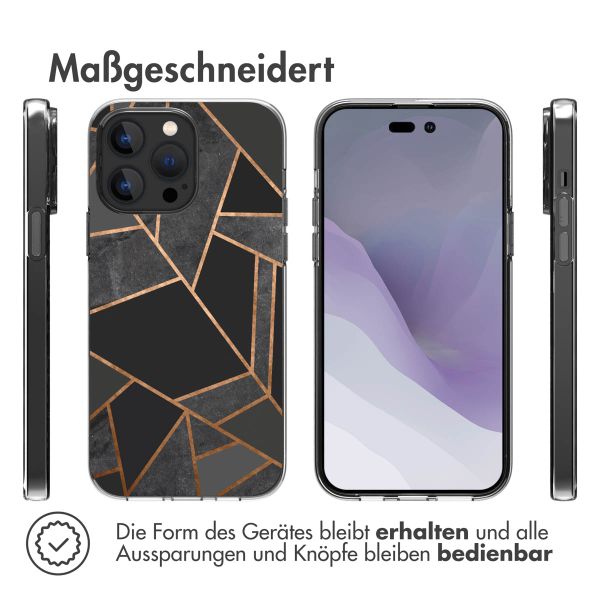 imoshion Design Hülle für das iPhone 14 Pro Max - Black Graphic