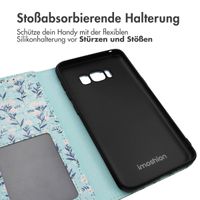 imoshion Design Klapphülle Samsung Galaxy S8 - Blue Flowers