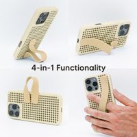 Callbuddy Hülle mit Strap Apple iPhone 16 Pro Max - Sand Glow