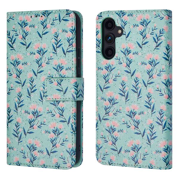 imoshion ﻿Design Klapphülle für das Samsung Galaxy A34 (5G) - Blue Flowers