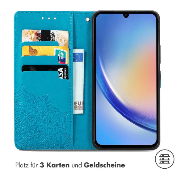 imoshion Mandala Klapphülle Samsung Galaxy A35 - Türkis