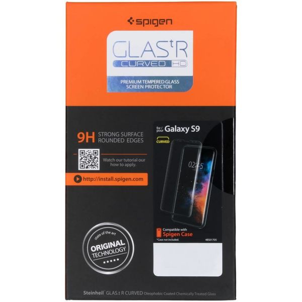 Spigen GLAStR Tempered Glas Displayschutzfolie Samsung Galaxy S9