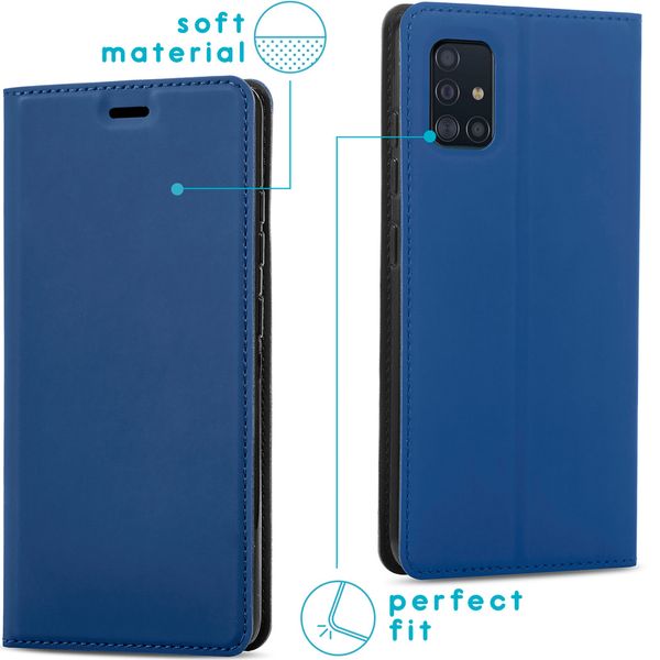 imoshion Slim Folio Klapphülle Samsung Galaxy A51 - Dunkelblau