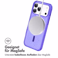 imoshion Sparkle Back Cover mit MagSafe Apple iPhone 17 Pro Max - Violett