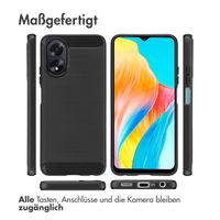 imoshion Brushed Back Cover Oppo A18 / Oppo A38 - Schwarz