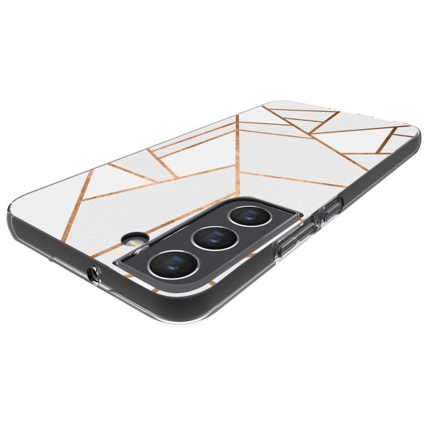 imoshion Design Hülle Samsung Galaxy S22 Plus - White Graphic