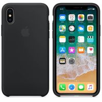 Apple Silikoncase Apple iPhone X - Schwarz