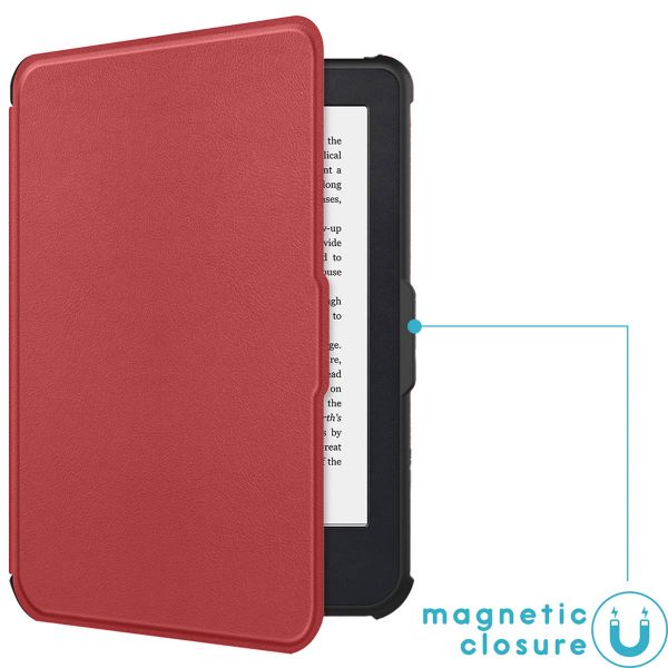 imoshion Slim Soft Case Sleepcover für das Kobo Clara 2E / Tolino Shine 4 - Rot