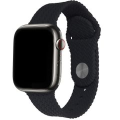 imoshion Geflochtenes Silikonarmband für Apple Watch | 38/40/41/42 mm - Schwarz