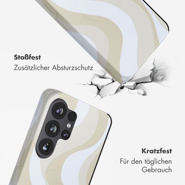 Selencia Vivid Rückabdeckung mit MagSafe Samsung Galaxy S26 Ultra - Desert Waves Beige