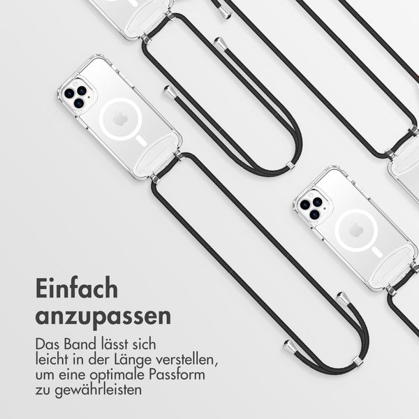imoshion MagSafe Hülle mit abnehmbarem Band Apple iPhone 12 (Pro) - Transparent