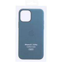 Apple Leder-Case MagSafe für das Apple iPhone 12 (Pro) - Baltic Blue