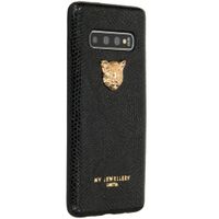 My Jewellery Tiger Softcase Backcover Samsung Galaxy S10 - Schwarz