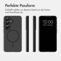 imoshion Color Backcover mit Thin MagSafe Ring Samsung Galaxy S25 / S24 - Schwarz