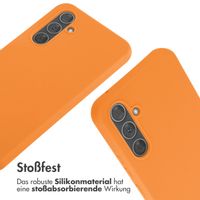 imoshion Silikonhülle mit Band für das Samsung Galaxy A54 (5G) - Orange