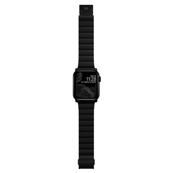 Nomad Titan-Gliederarmband für das  Apple Watch Series 1 t/m 11 / SE / Ultra (44/45/46/49 mm) - Schwarz