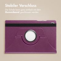 imoshion 360° drehbare Klapphülle Samsung Galaxy Tab A8 - Violett