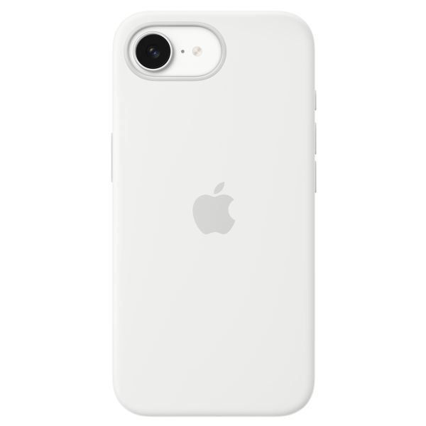 Apple Silikon-Case MagSafe iPhone 16e - White