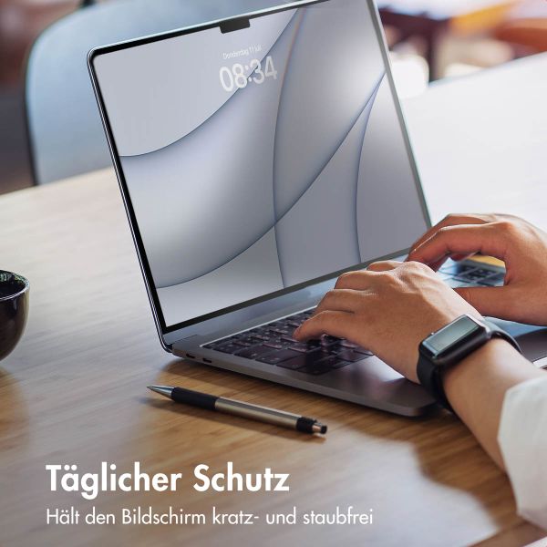 Accezz Gehärtetem Glas Displayschutzfolie Apple MacBook Air 13 Zoll (2022 / 2024 M3 chip / 2025 M4 chip)