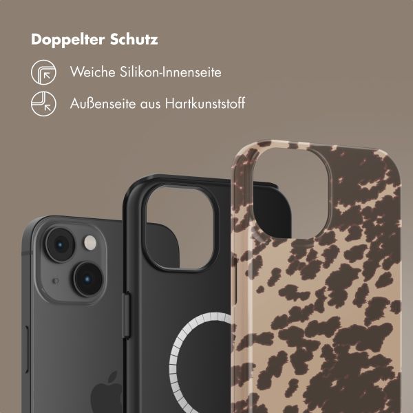 Selencia Vivid Tough Back Cover mit MagSafe für das iPhone 14 - Country Moo'd